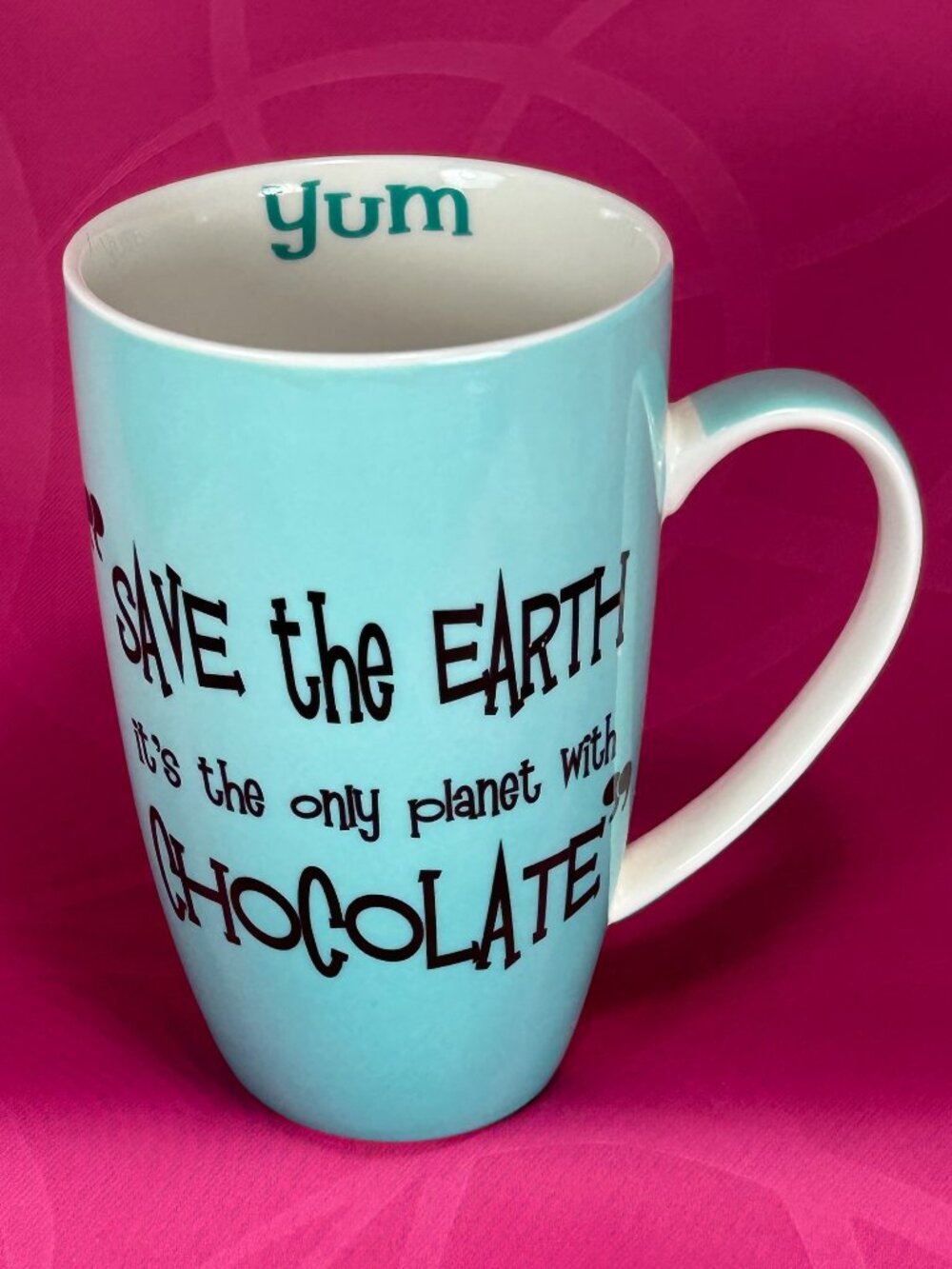 He Said She Said by Betty Singer Save Planet coffee mug
